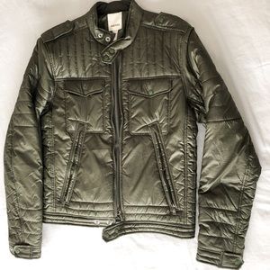 Men’s L Olive Green DIESEL Bomber Jacket - NEW